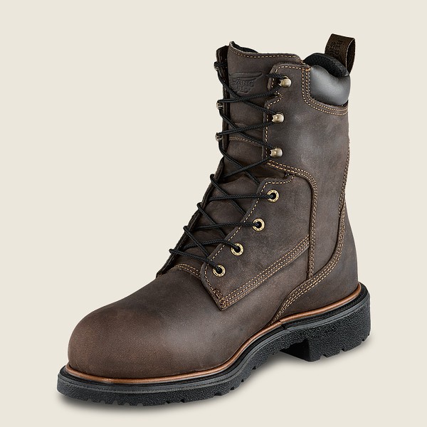 Safety Støvler Herre - Red Wing Dynaforce® - 8-Inch Insulated Waterproof Toe - Mørkegrå - UABZVM-178